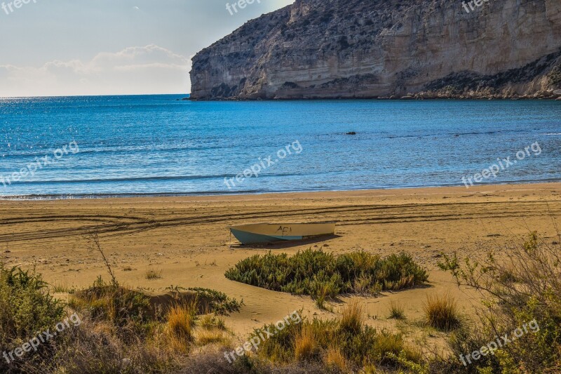 Beach Cliffs Sea Coastline Landscape