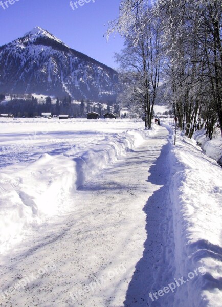 Winter Wintry Snow Mountains Winter Magic