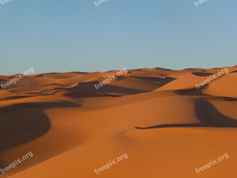 Libya Desert Rest Sahara Landscape