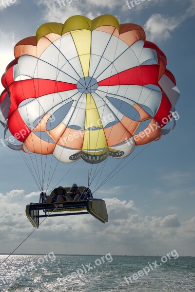 Parasol Parachute Activities Sky Summer