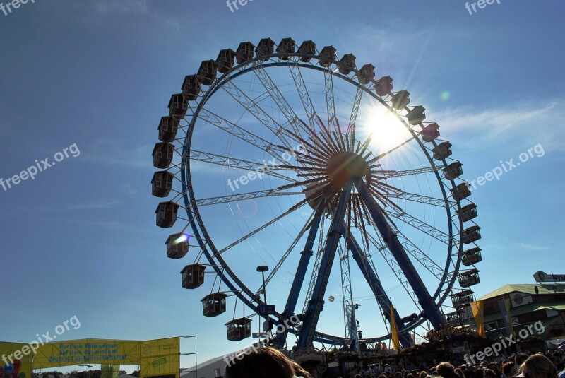 Ferris Wheel Octoberfest Travel Beer Germany