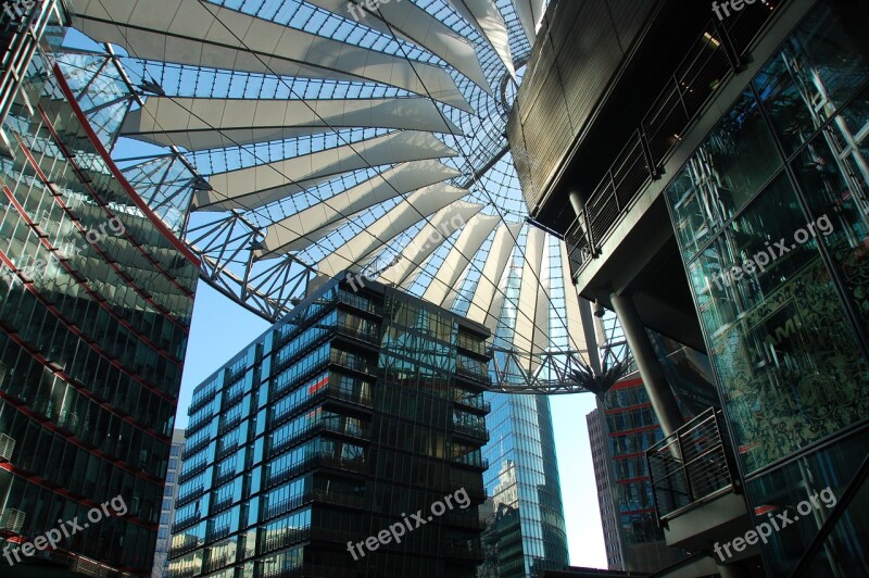 Sony Center Berlin Potsdam Place Free Photos