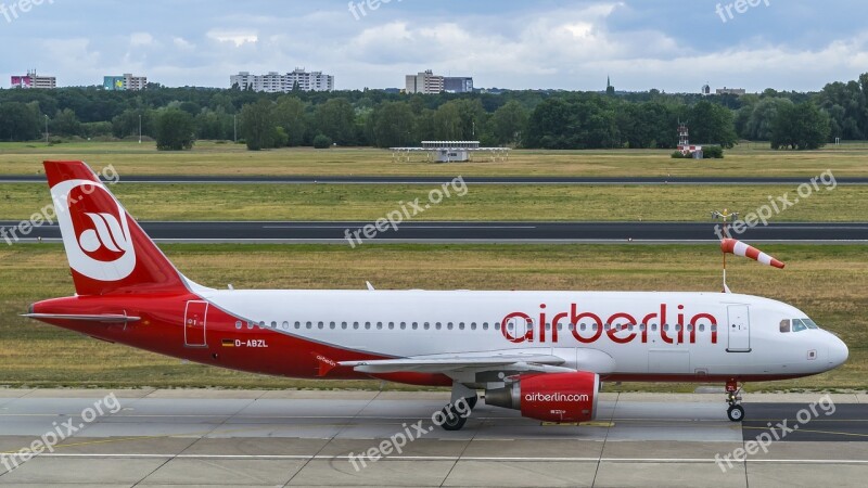 Airbus Aircraft Airberlin Flying Passenger Aircraft