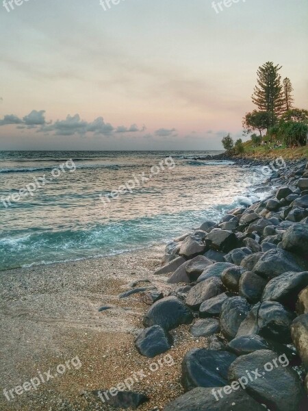 Australia Queensland Burleigh Gold Coast Beach