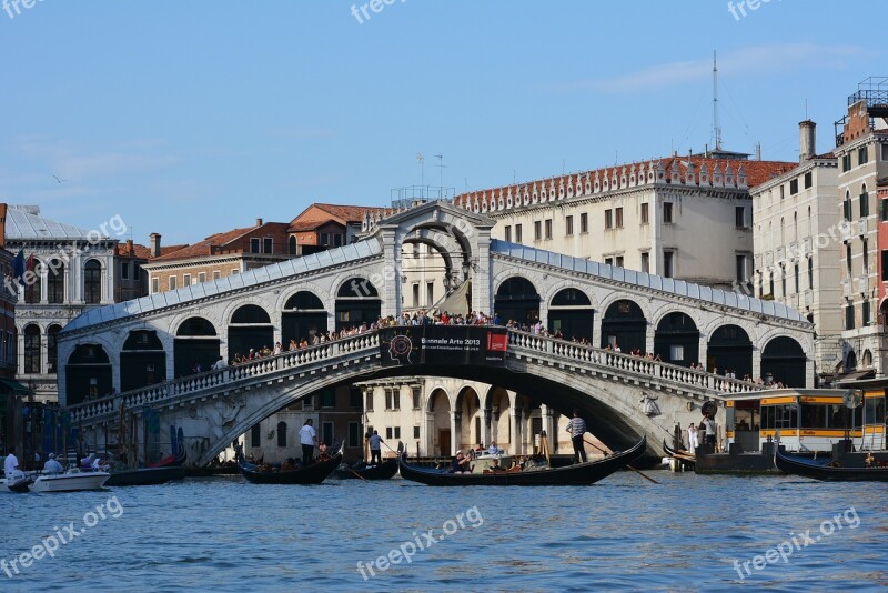 Italia Venice Bridge Channel Sights