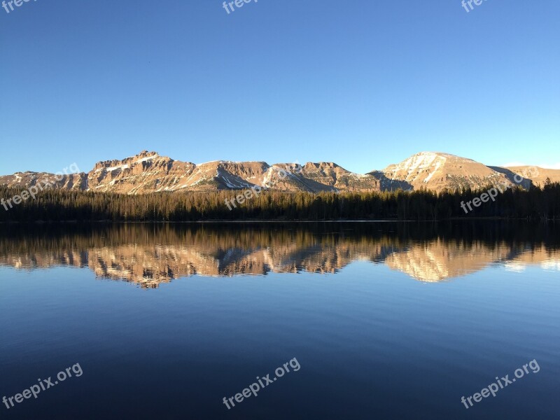 Mirror Lake Utah Mirror Lake Reflection