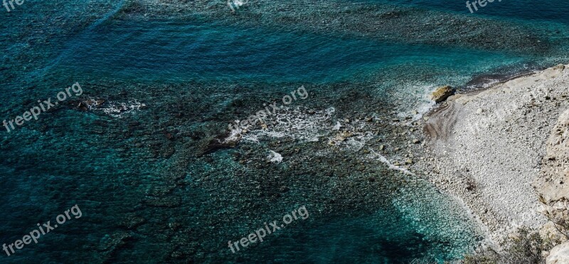 Beach Sea Scenic Water Clear