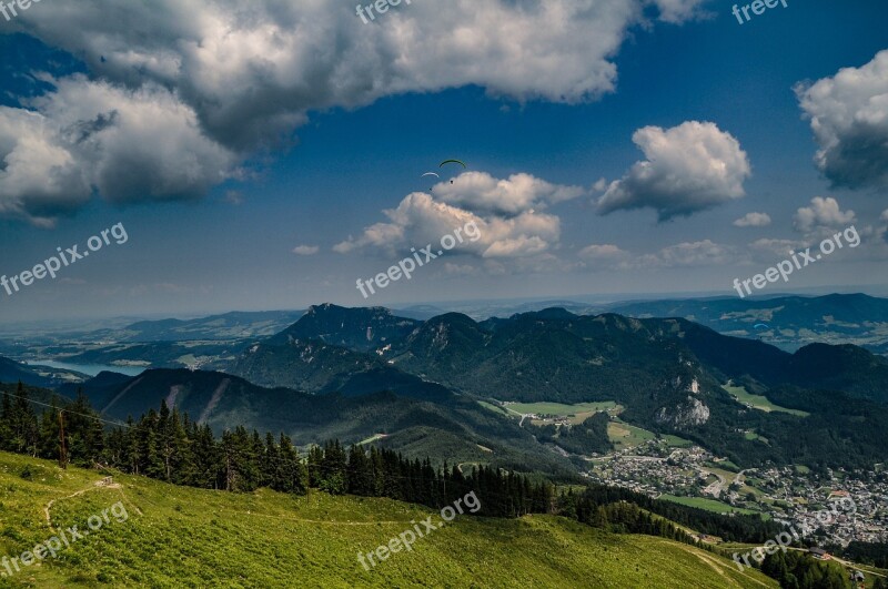 Alps Paraglide Sky Sport Landscape