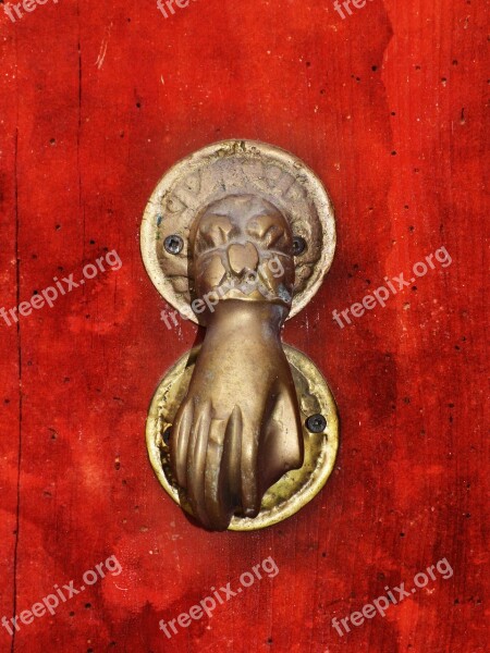 Passepartout Bronze Door Call Knock Knock