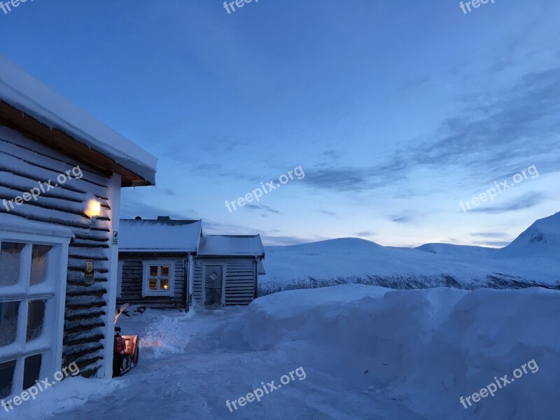 Tromsö Norway Polar Circle Arctic Circle Winter