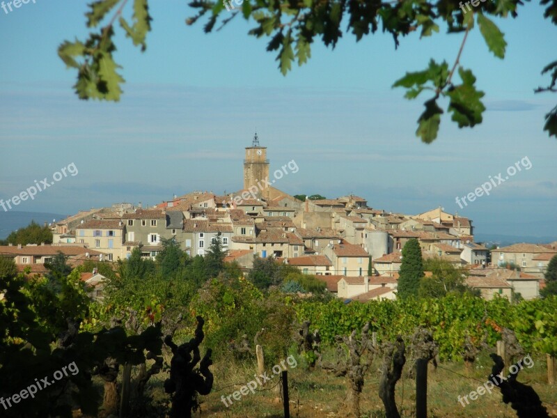 Sablet Village Commune Vaucluse France