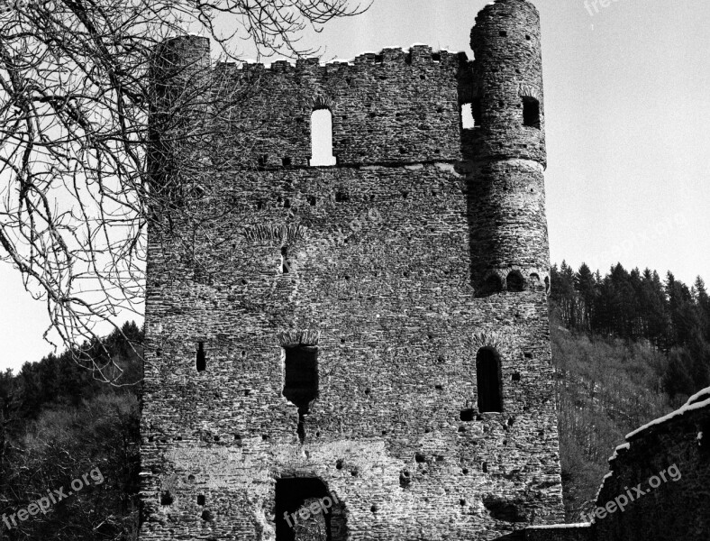 Masters Live Ruin Burgruine Middle Ages Masonry