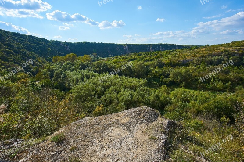 Ivanovo Natural Park Ruse Lom Rocks Forest