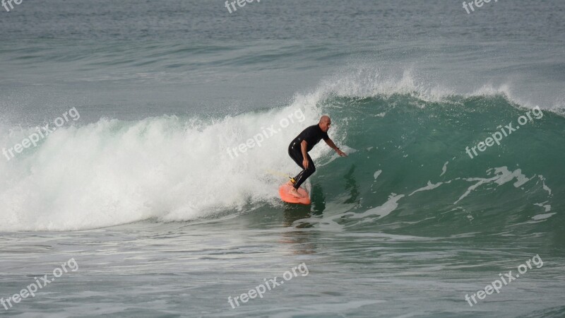 Surfing Ocean Surfer Wave Male