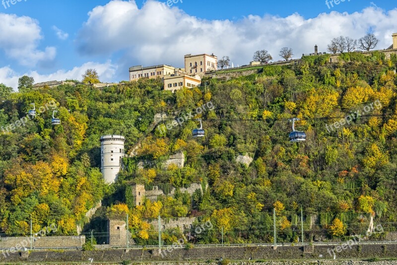 Koblenz City Germany Sachsen Monument