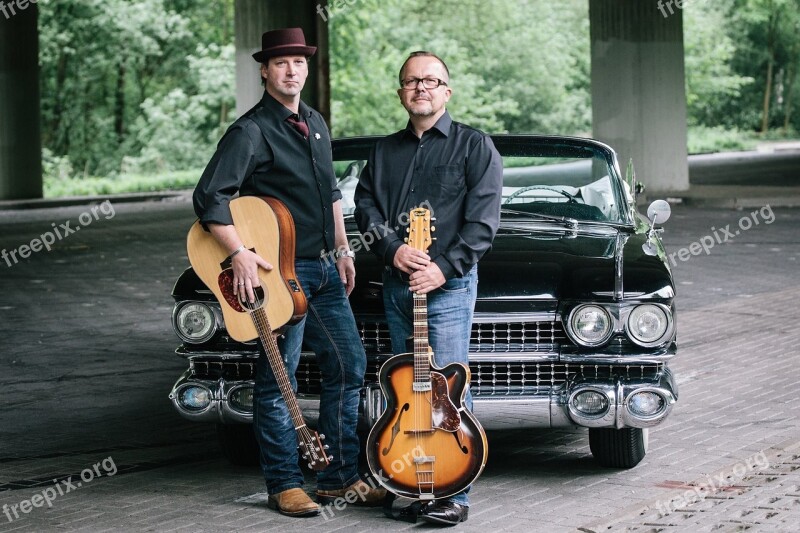 Guitar Musician Cadillac Tom Shadow Americana