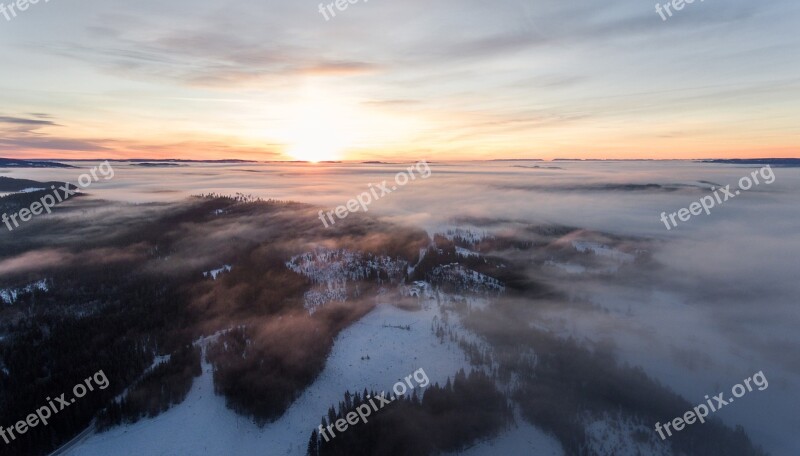 Above Aerial Beach Beautiful Landscape Climate