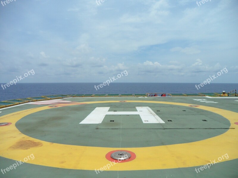 Runway Deck Helideck Offshore Rig