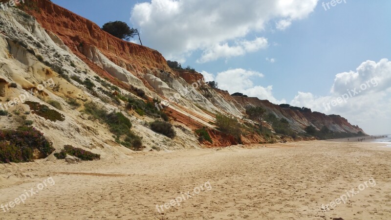 Portugal Algarve Beach Atlantic Landscape