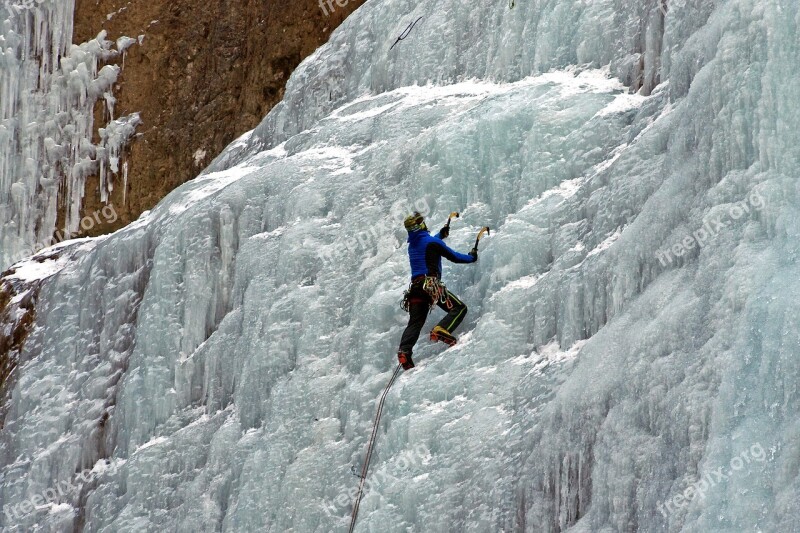 Serrai Di Sottoguda Dolomites Ice Falls Marmolada Malga Ciapela