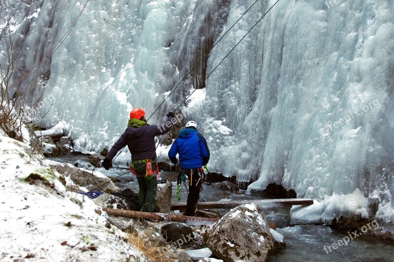 Serrai Di Sottoguda Dolomites Ice Falls Marmolada Malga Ciapela