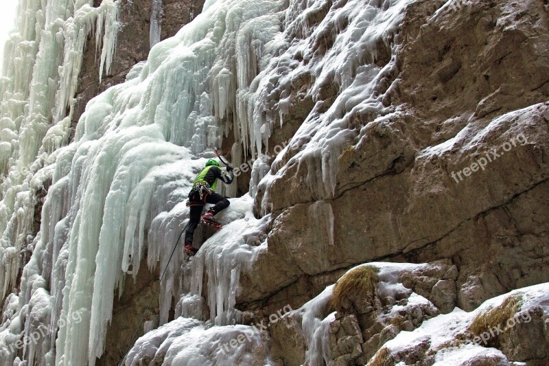 Serrai Di Sottoguda Dolomites Ice Falls Marmolada Malga Ciapela