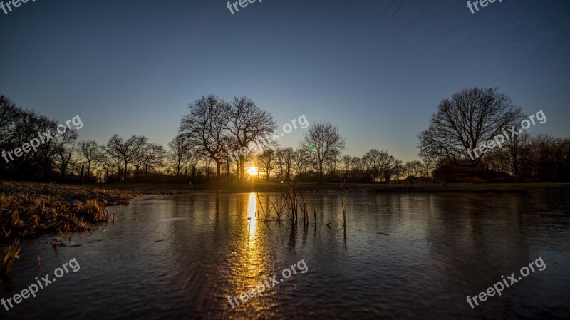 Gelsenkirchen Golf Course Sunset Resser-mark Mood