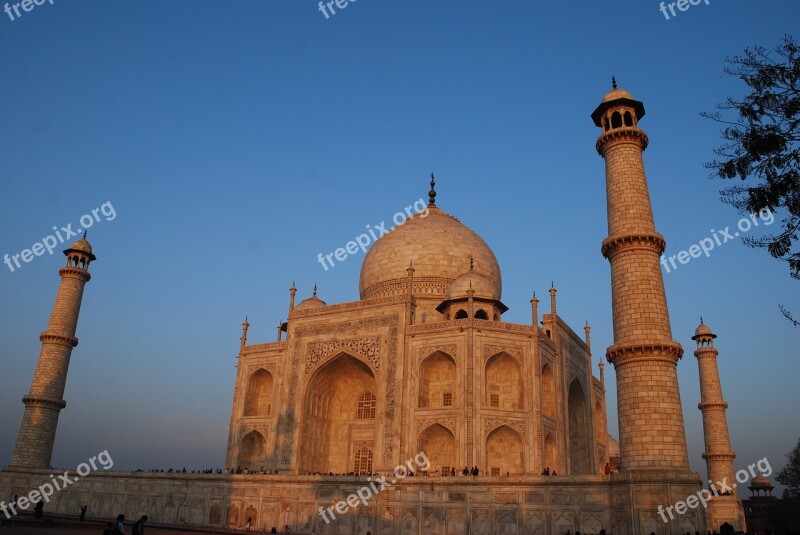 Taj Mahal Monument Wonder India Agra