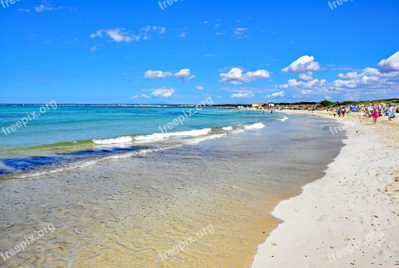 Playa Es Trenc Mallorca Balearic Islands Spain Sea