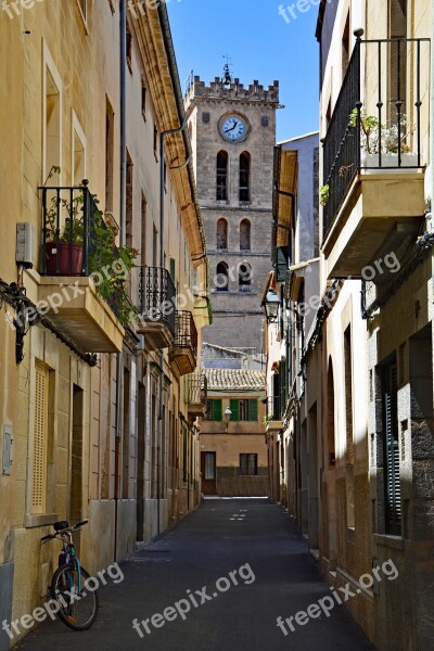 Pollença Mallorca Balearic Islands Spain Historic Center