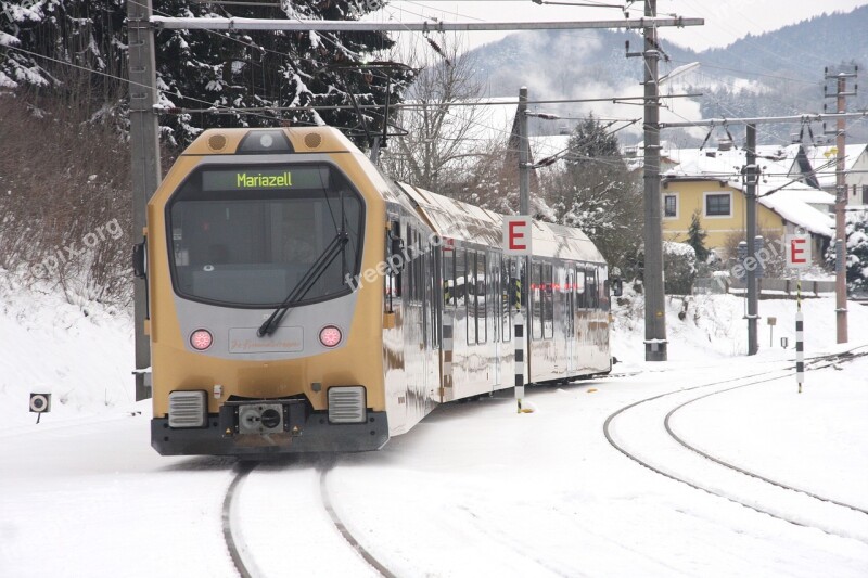 Heaven Stairs Et6 Electro-railcar Narrow Gauge Mariazellerbahn