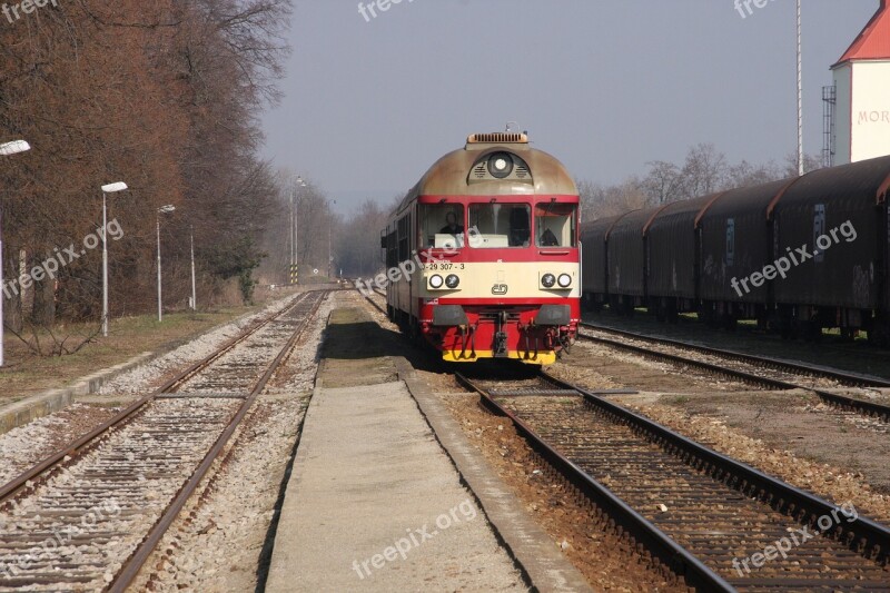 Tax Car 80-29 Czech State Railway Locally Ground Local Train