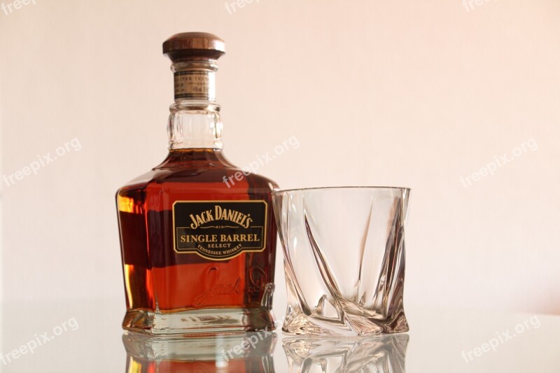 Jack Daniels Whisky Glass Bottle Alcohol