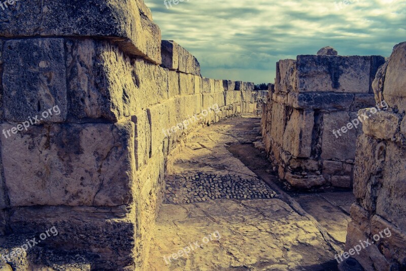 Cyprus Kourion Ancient Site Ruins