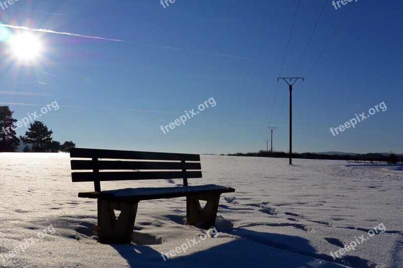 Snow Landscape Cold Nature Bank