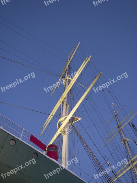 Sailing Vessel Mast Port Ship Masts Ship