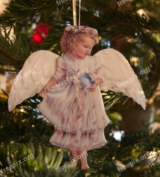 Angel Cherub China Painting Christmas Christmas Angel