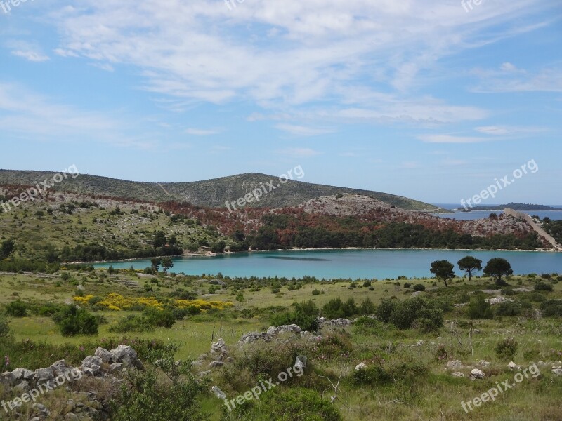 Croatia Water Island Landscape Sea