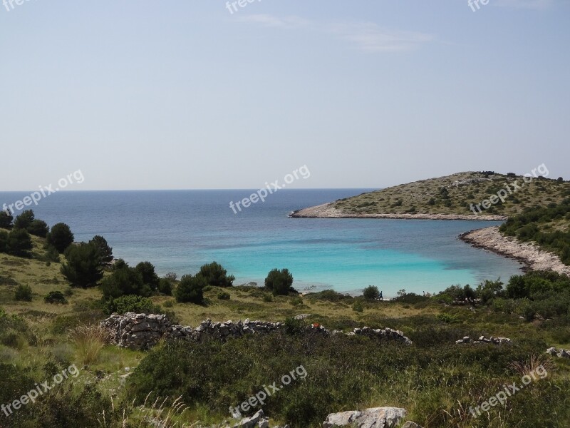 Croatia Water Island Landscape Sea