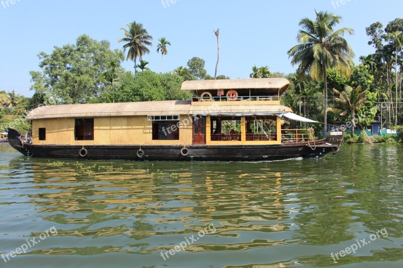 Houseboat Kerala Boat House Boat Tourism