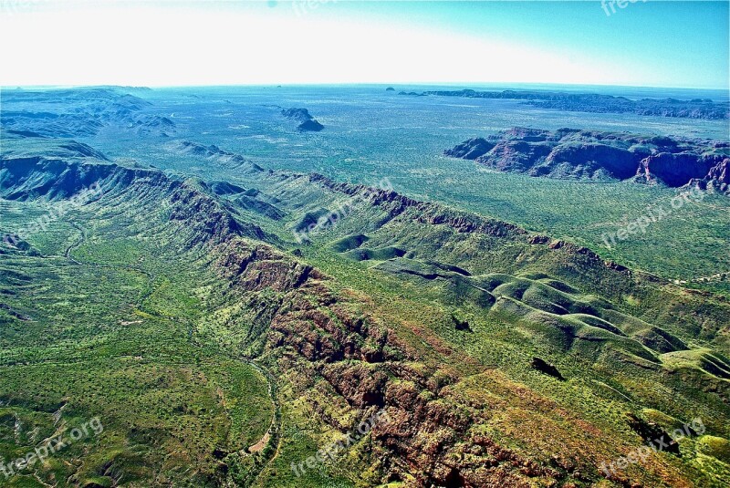 Mountain Range Landscape Hills Wilderness Australia