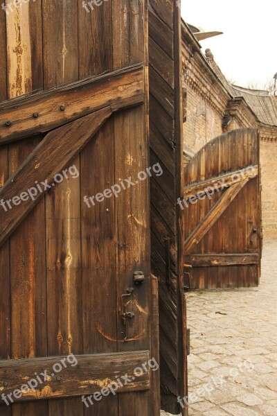 Gateway Wooden Doors Gates Wooden Gate Old Gate