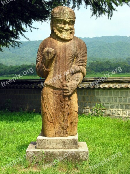 Gwaereung Stone Statue Korea Racing Free Photos