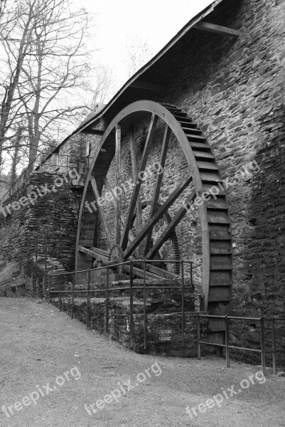 Waterwheel Mill Old Watermill Architecture