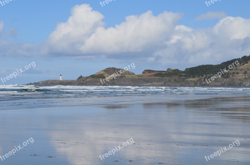 Lighthouse Ocean Coast Water Landmark