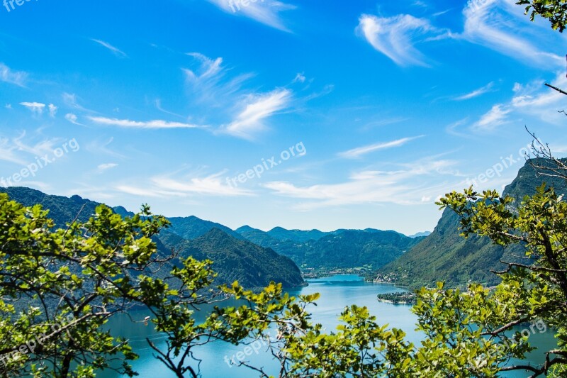 Sky Lake Idro Lake Lago De Idro Italy