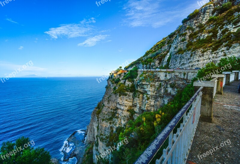 Amalfi Coast Mediterranean Sea Italy