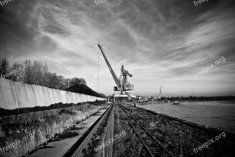 Port Crane Harbour Crane Water Envelope