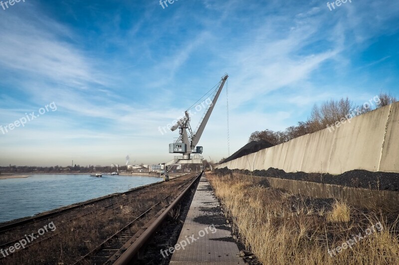 Port Crane Harbour Crane Water Envelope