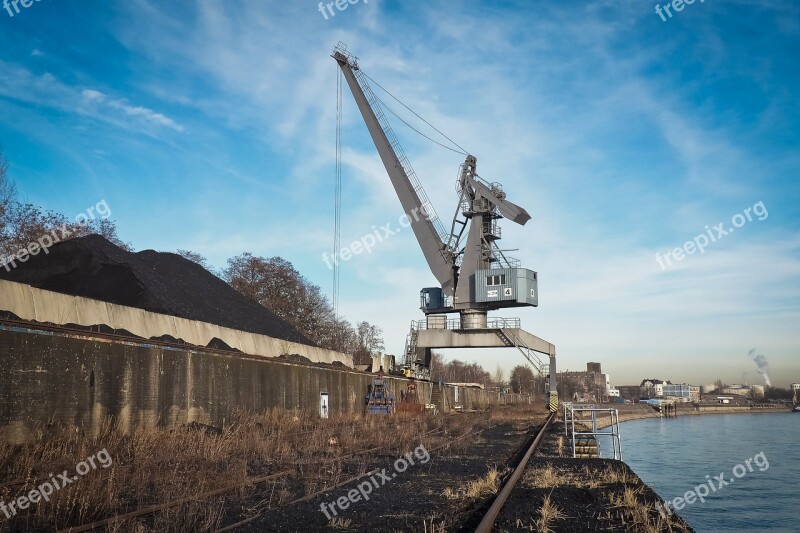 Port Crane Harbour Crane Water Envelope